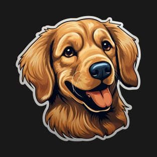 Cute Golden Retriever Dogs - Funny Golden Retriever Dog T-Shirt