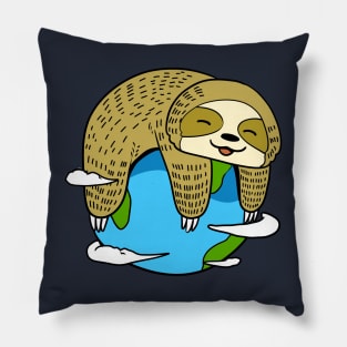 Sloth Earth Pillow