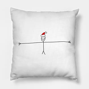 Pin Man Santa Pillow