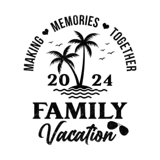 Palm Tree Family Vacation 2024 T-Shirt