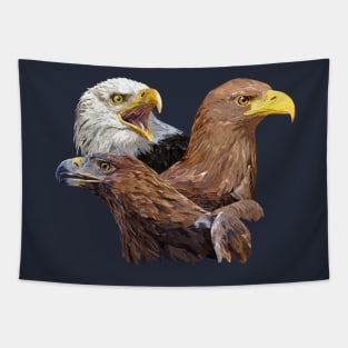 Golden eagle and eagle Tapestry