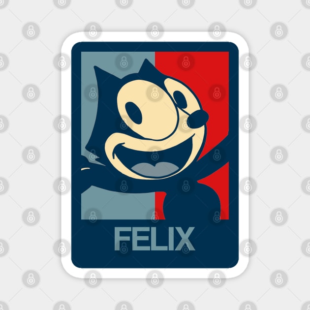 Felix The Cat Magnet by mrcatguys