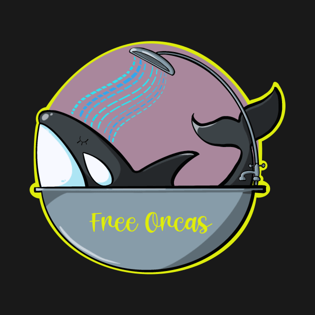 Free Orcas by Prickly illustrations 