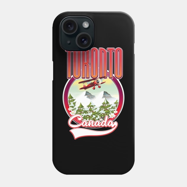 Toronto Canada travel logo Phone Case by nickemporium1