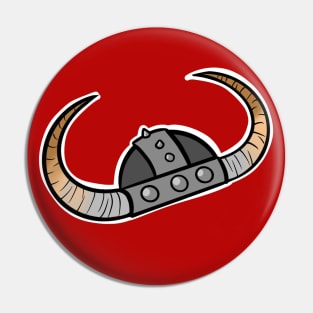 Viking helmet Pin