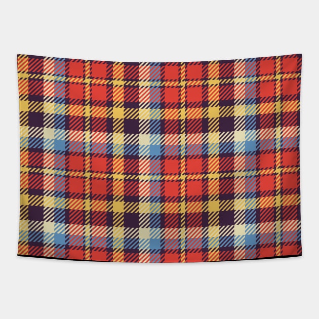 CLARK PLAID BUFFALO PLAID color plaid Tapestry by flooky