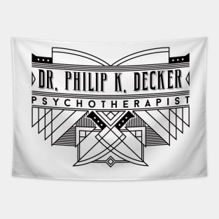 Nightbreed Dr Decker Logo Tapestry