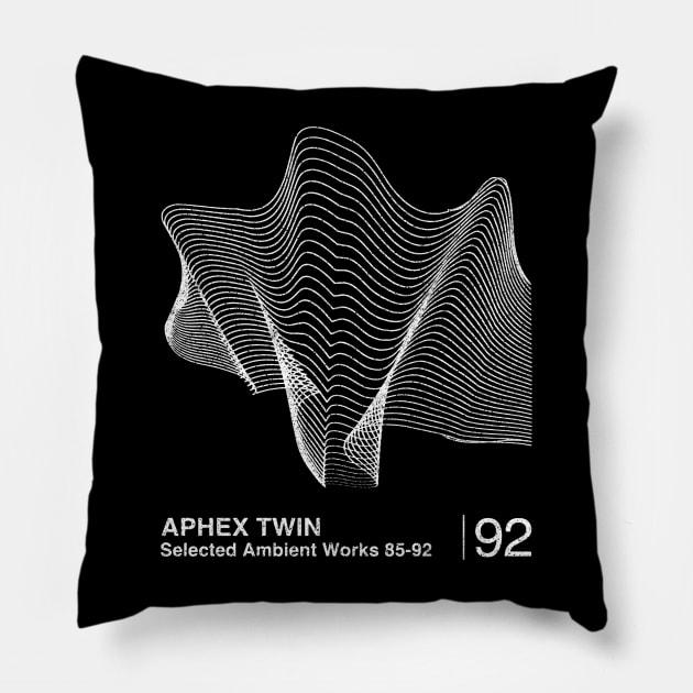 Selected Ambient Works / Minimalist Graphic Design Fan Art Pillow by saudade