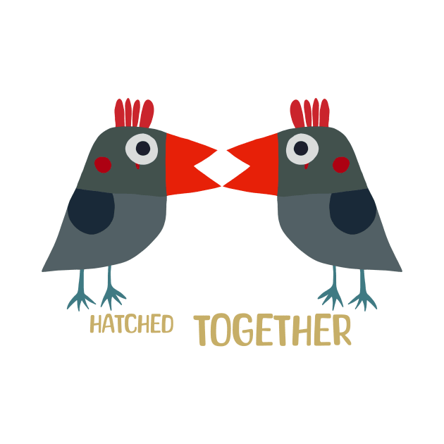 Hatched together by Suzy Shackleton felt artist & illustrator