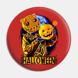 Halloween Clown Pin