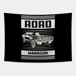 Road Warrior Muscle Car Tapestry