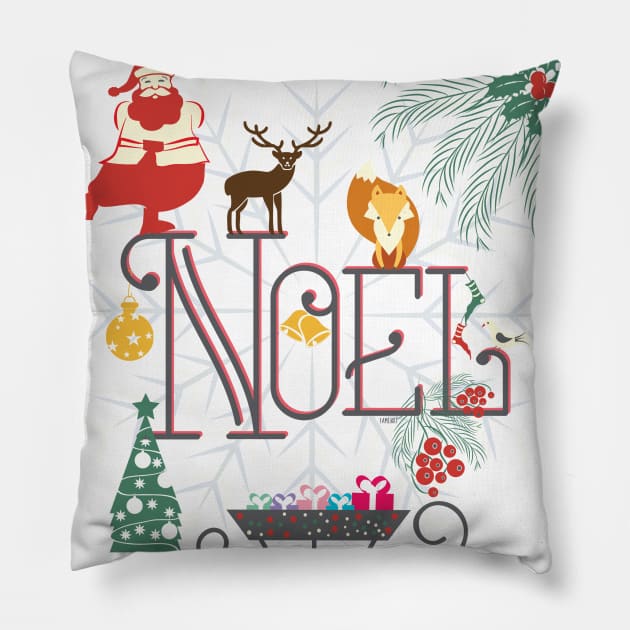 Christmas Noel Pillow by famenxt