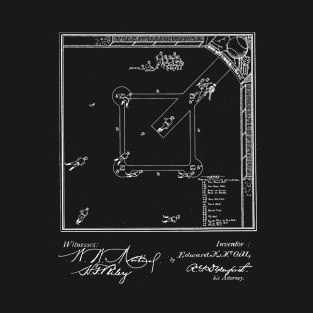 Game Vintage Patent Drawing T-Shirt