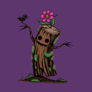Blooming tree stump T-Shirt