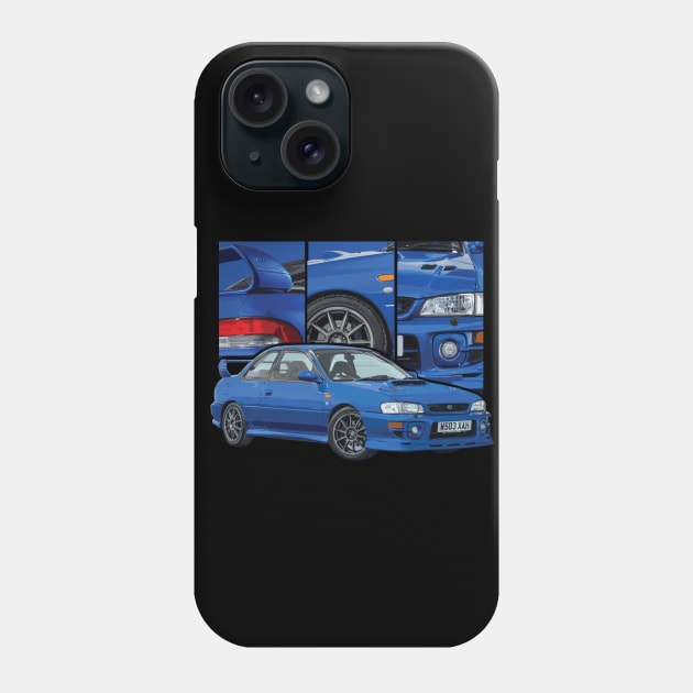 gc8 p1 art car rally graphic spoiler forged Phone Case by cowtown_cowboy