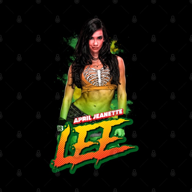 AJ Lee Wrestling Divas by ganbateart