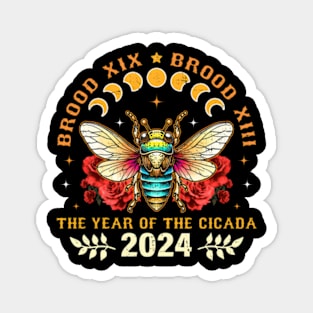 Entomology Cicada Cicada Fest 2024 Broods Xix Xiii Magnet