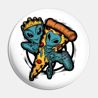Alien Pizza Pin