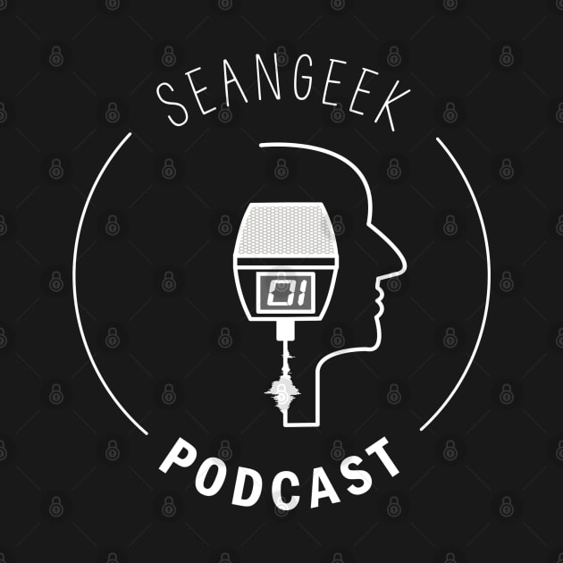 SeanGeek Logo In White by SeanGeekPodcast