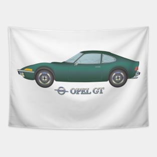 Opel GT, green Tapestry