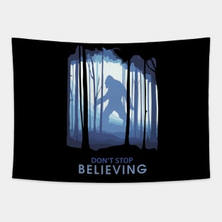 I Believe in Bigfoot Tapestry