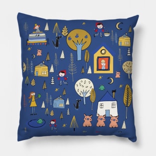 Wonderland Fairy Tale Pillow