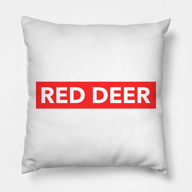 Red Deer, Alberta, Canada Pillow by Canada Tees