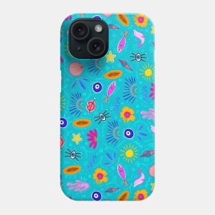 Beach doodles Phone Case