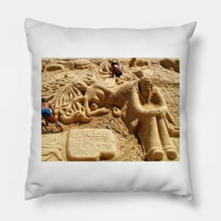 Sand Sculptures Pillow