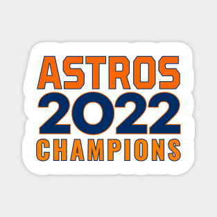 Houston Astroooos 12 champs Magnet