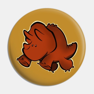 Triceratops Pin