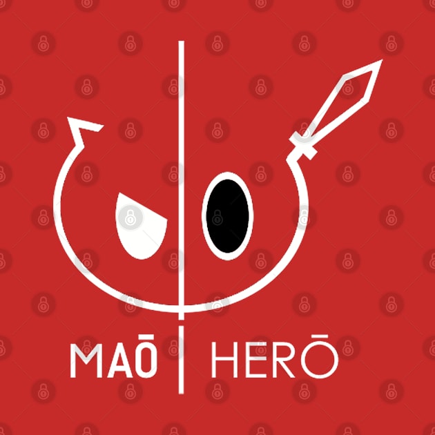 Maou | Hero Logo (White) by Maou.Hero