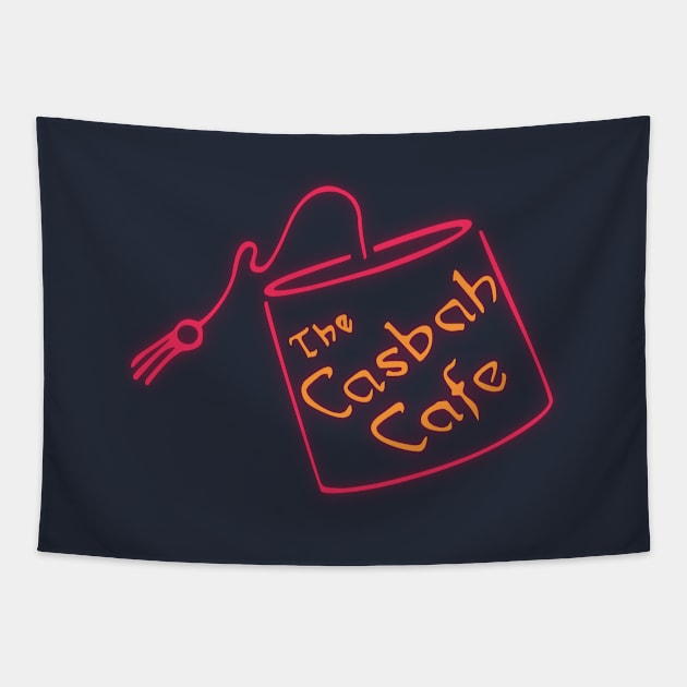 The Casbah Cafe Tapestry by saintpetty