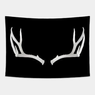 Typical Mule Deer Set Logo Only Tapestry