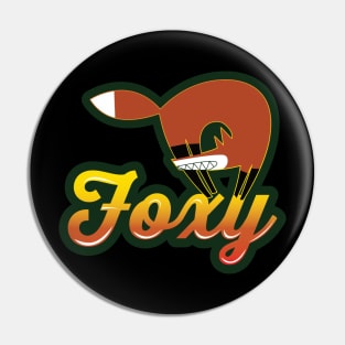 Cute Foxier Fox Pin