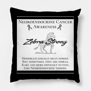 NET Cancer Zebra Mug,coffee mug,t-shirt,sticker,tote,bag,apparel,magnet,pin,hoodie,pillow Pillow