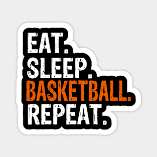 Eat Sleep Basketball Repeat Magnet