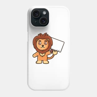 Watch Out Cute Lion Phone Case