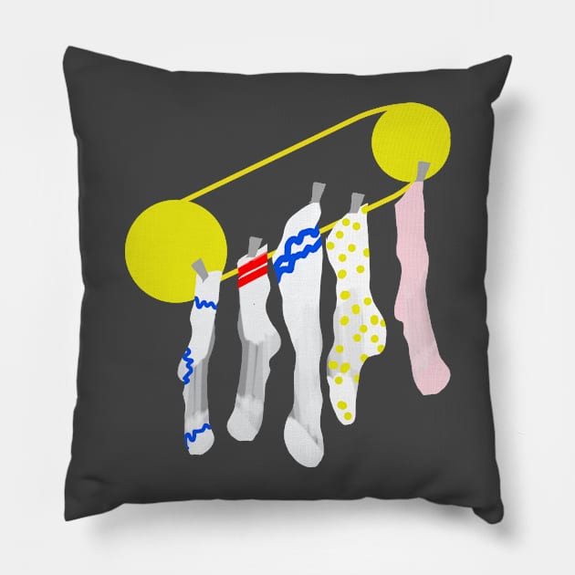 Socks Pillow by Wordkeeper