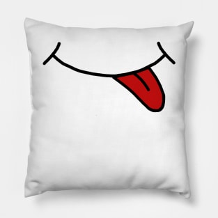 Tongue Out #1 Pillow