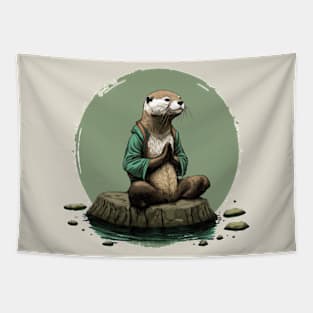 Mister Otter Achieves Otter Peace Tapestry