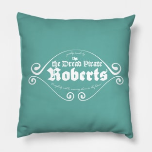 Dread Pirate Roberts Masks - White Text Pillow