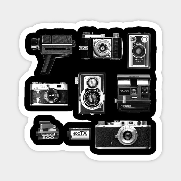 Retro Cameras Magnet by hsf