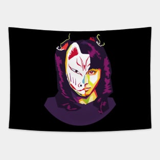 kitsune kamen baby metal moa Tapestry