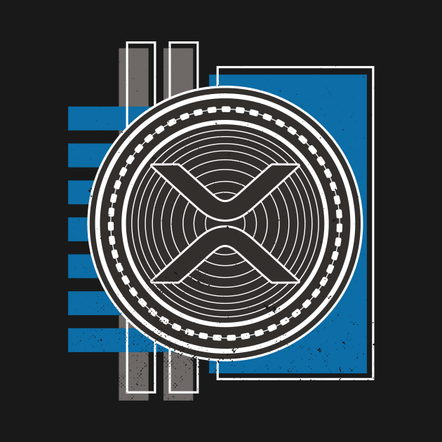 XRP Retro Design - Ripple Crypto Design by Popculture Tee Collection