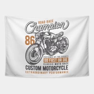 Road Race Champion Tapestry