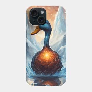 Fire And Ice Fantasy Duck Phone Case