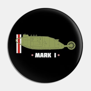 British tank Mark I Pin