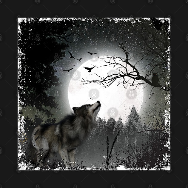 Howl at the Moon - Mystical Forest of the Wild by Smiling-Faces