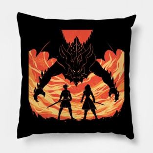 Dragon Slayer Duo, Fighting dragons with you Pillow